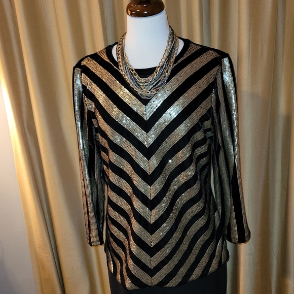 INC International Concepts Tops - INC EVENING BLOUSE